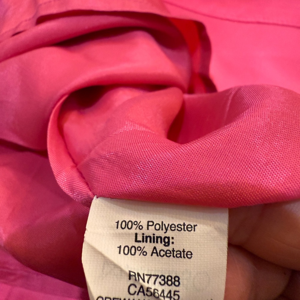 J. Crew Factory Hot Pink Mini Dress Size 10 - Picture 12 of 13
